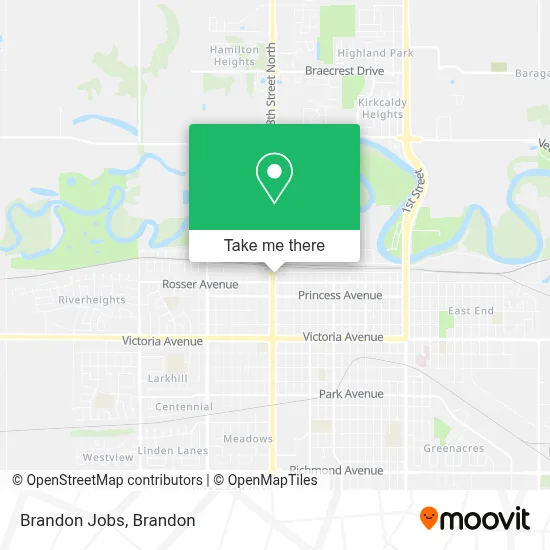 Brandon Jobs map