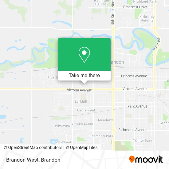 Brandon West map