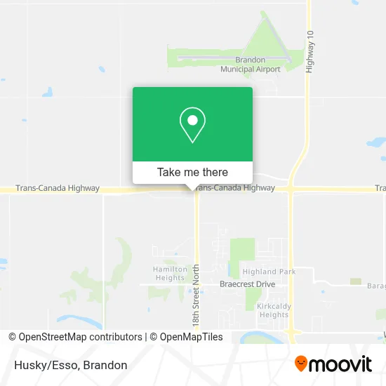 Husky/Esso map