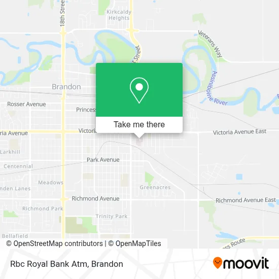 Rbc Royal Bank Atm map