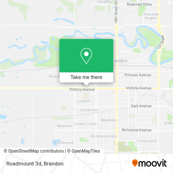 Roadmount 3d map
