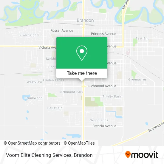 Voom Elite Cleaning Services map