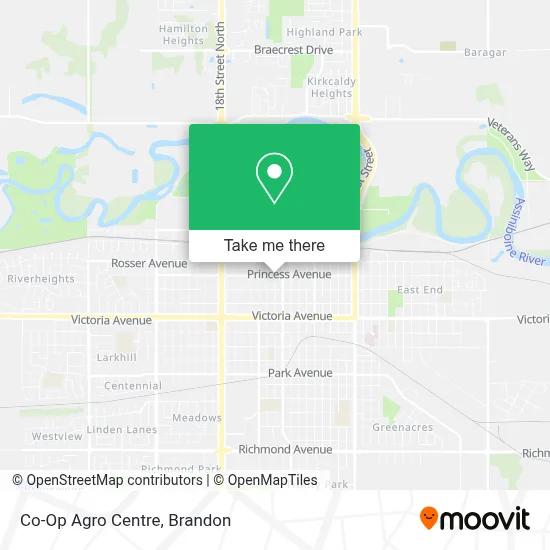 Co-Op Agro Centre map