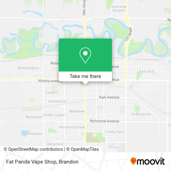 Fat Panda Vape Shop map