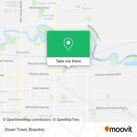 Down Town map
