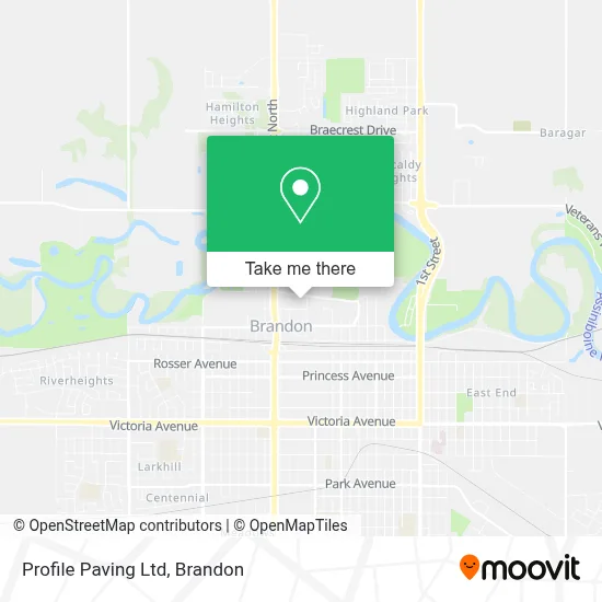 Profile Paving Ltd map
