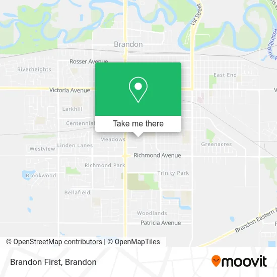 Brandon First map