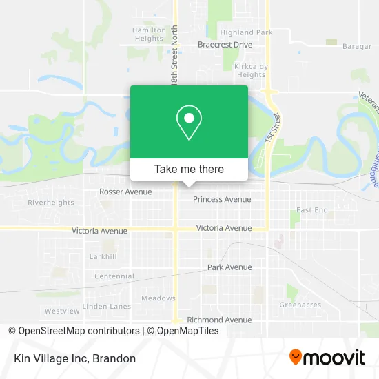 Kin Village Inc map