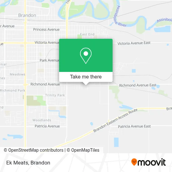 Ek Meats map