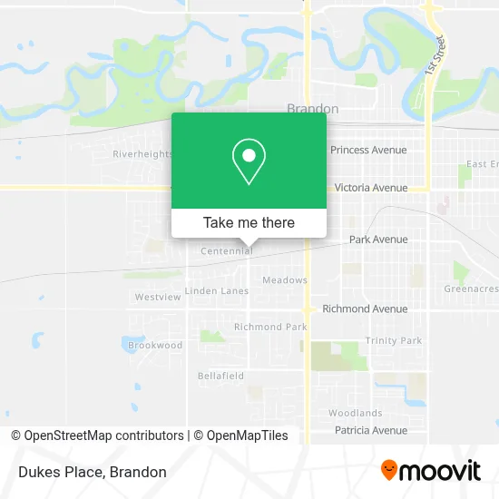 Dukes Place map