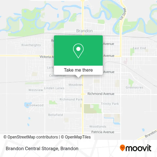 Brandon Central Storage map