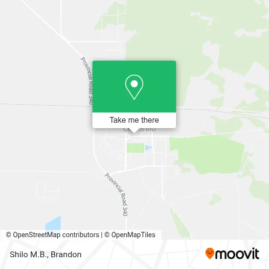 Shilo M.B. map
