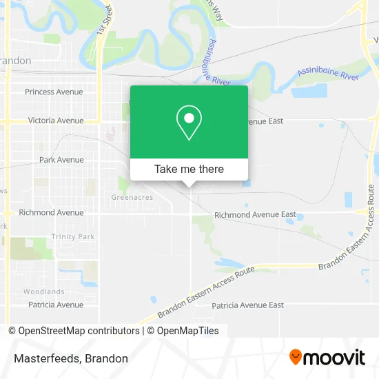 Masterfeeds map