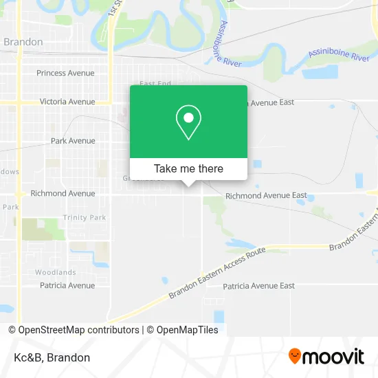 Kc&B map