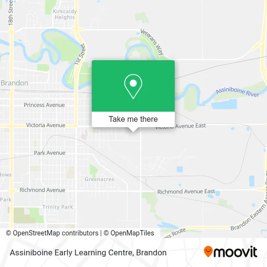Assiniboine Early Learning Centre map