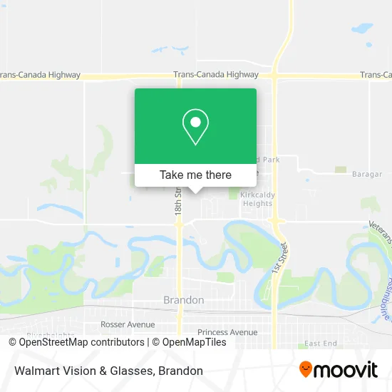 Walmart Vision & Glasses map
