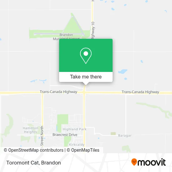 Toromont Cat map