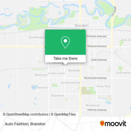 Auto Fashion map