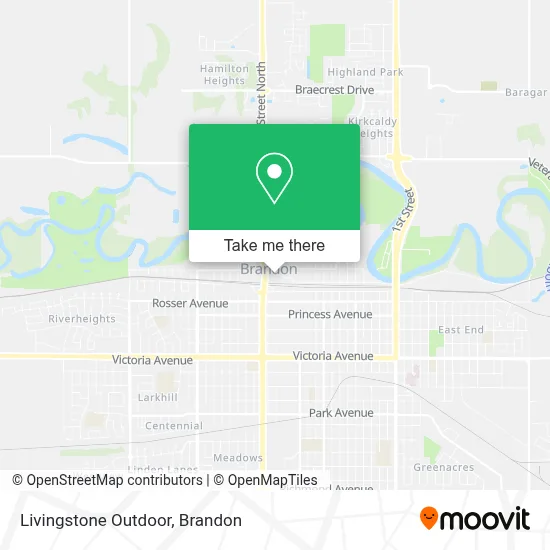 Livingstone Outdoor map