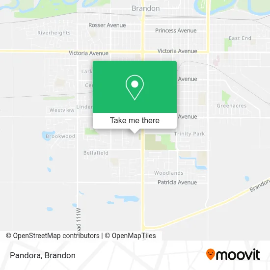 Pandora map