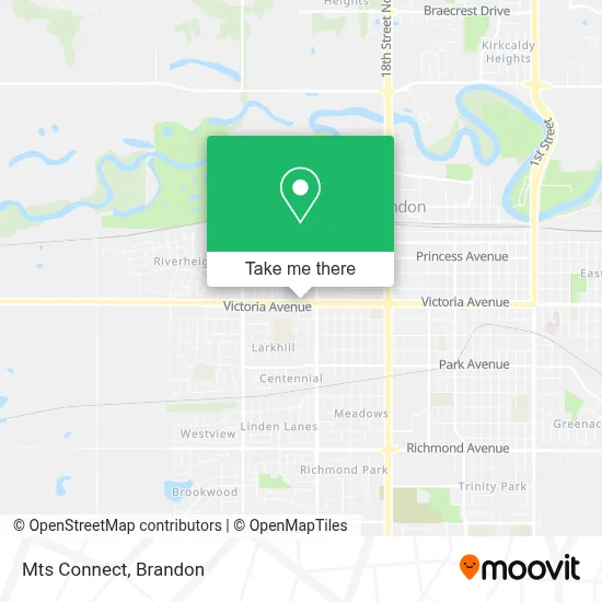 Mts Connect map
