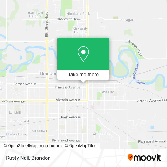 Rusty Nail map