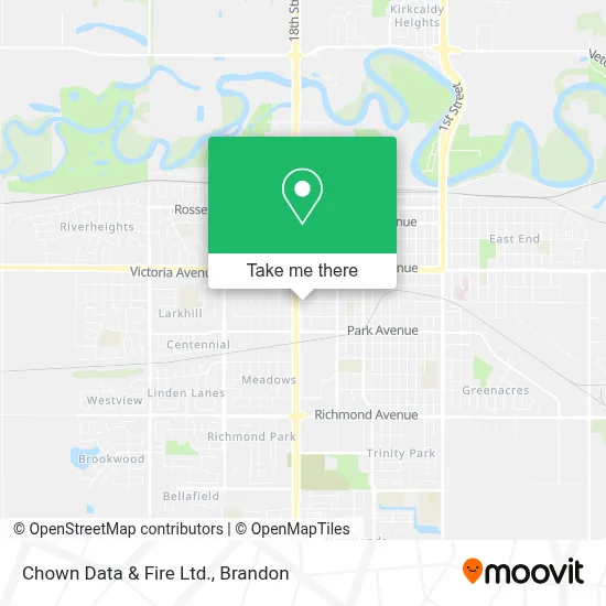 Chown Data & Fire Ltd. map