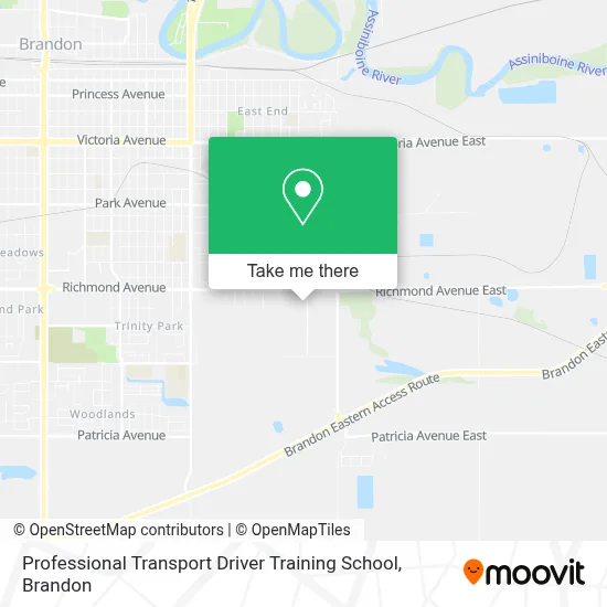 Professional Transport Driver Training School map