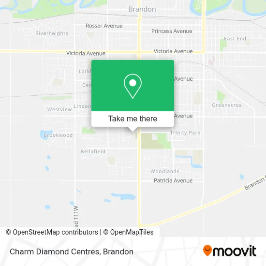 Charm Diamond Centres map