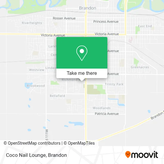 Coco Nail Lounge map