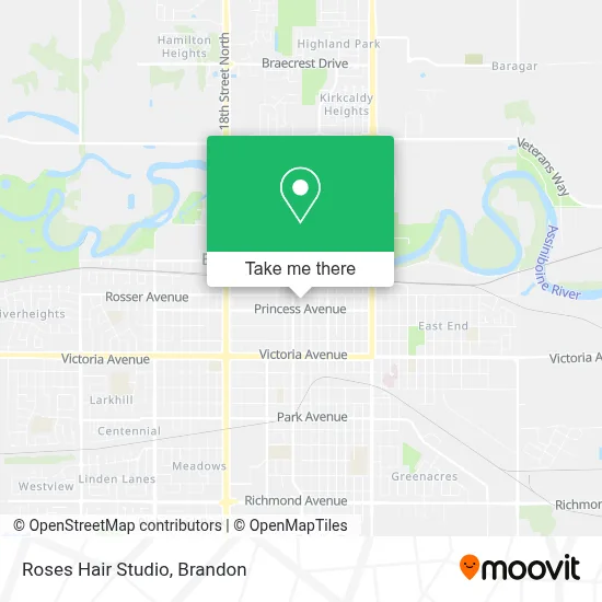 Roses Hair Studio map
