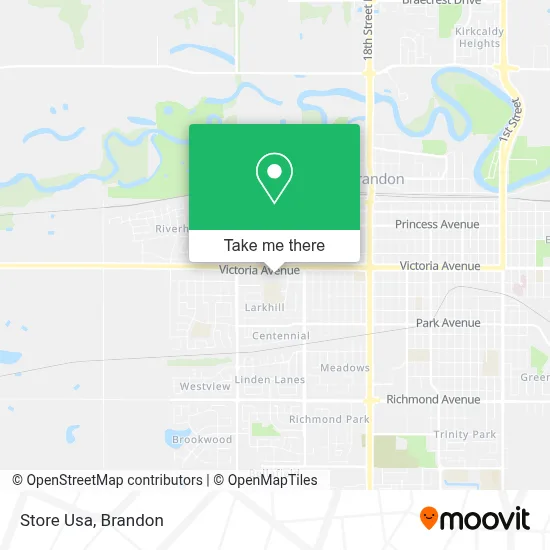 Store Usa map