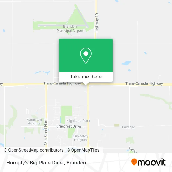 Humpty's Big Plate Diner map