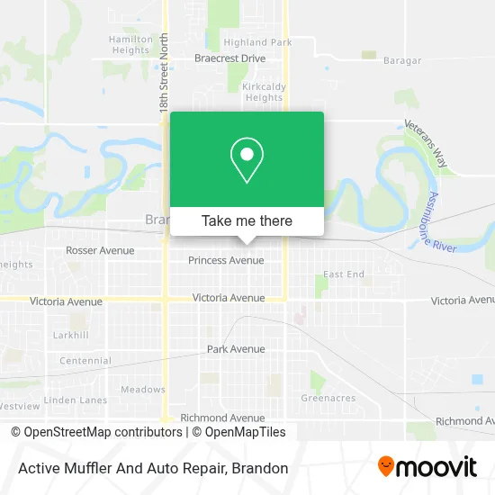 Active Muffler And Auto Repair map