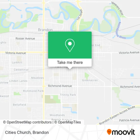 Cities Church map