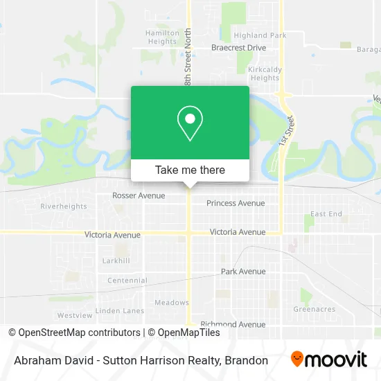 Abraham David - Sutton Harrison Realty map