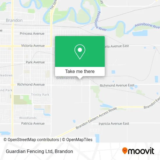 Guardian Fencing Ltd map
