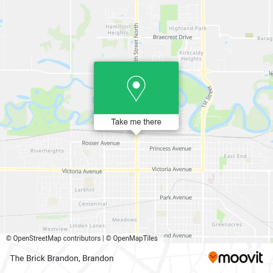 The Brick Brandon map