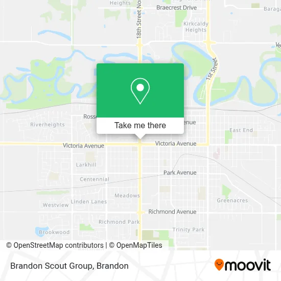 Brandon Scout Group map