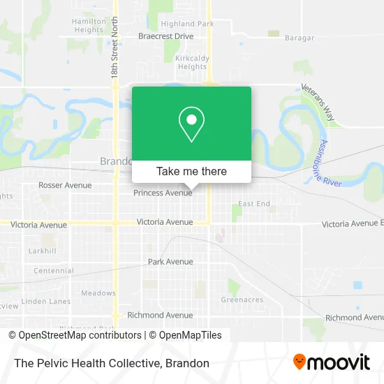 The Pelvic Health Collective map