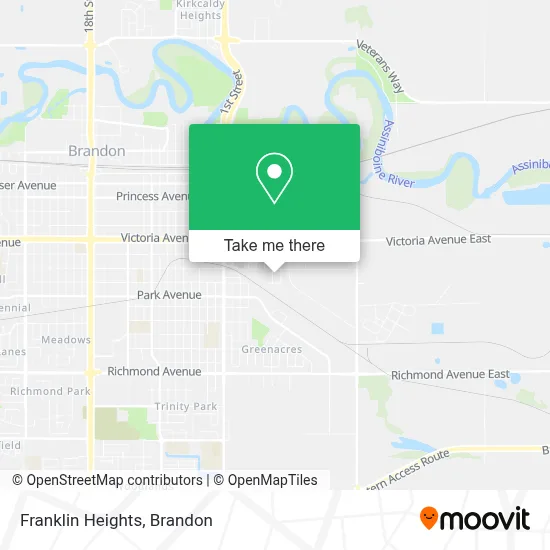 Franklin Heights map