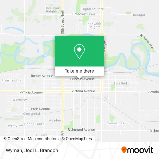 Wyman, Jodi L map
