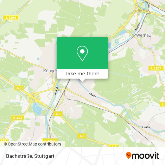 Bachstraße map