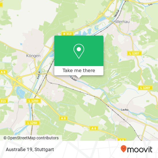 Austraße 19 map