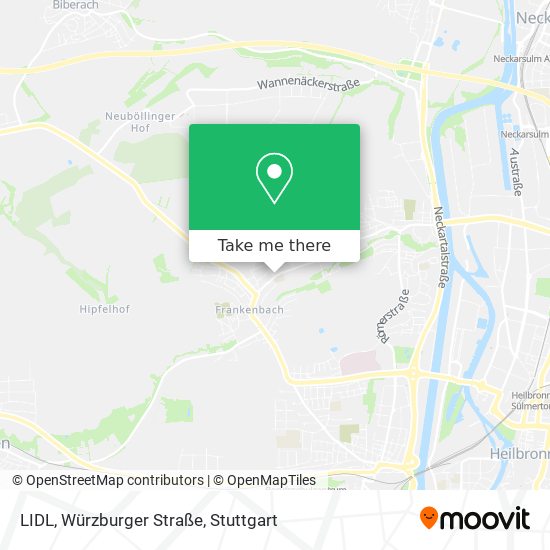 LIDL, Würzburger Straße map