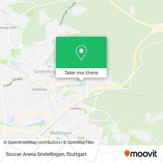 Soccer Arena Sindelfingen map