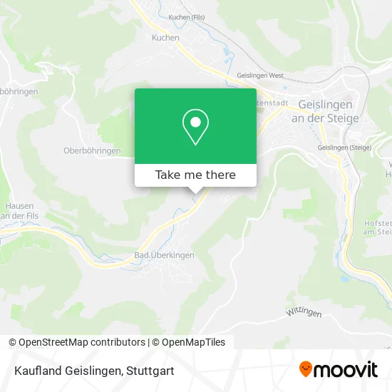Карта Kaufland Geislingen