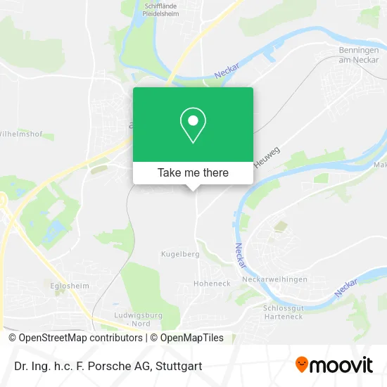 Карта Dr. Ing. h.c. F. Porsche AG