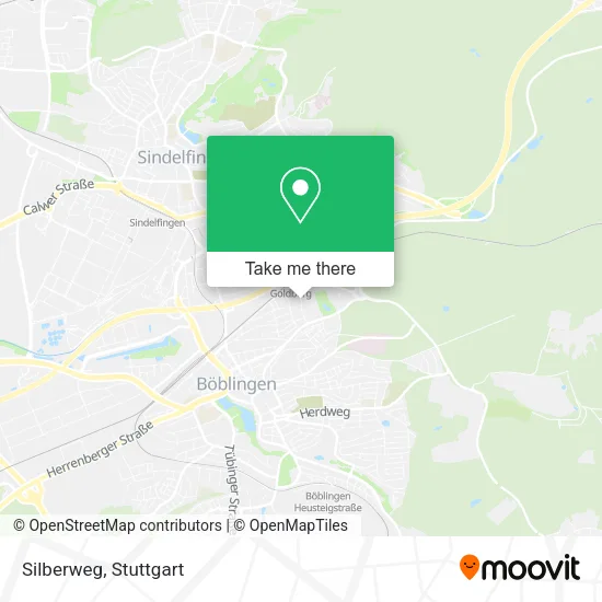 Карта Silberweg