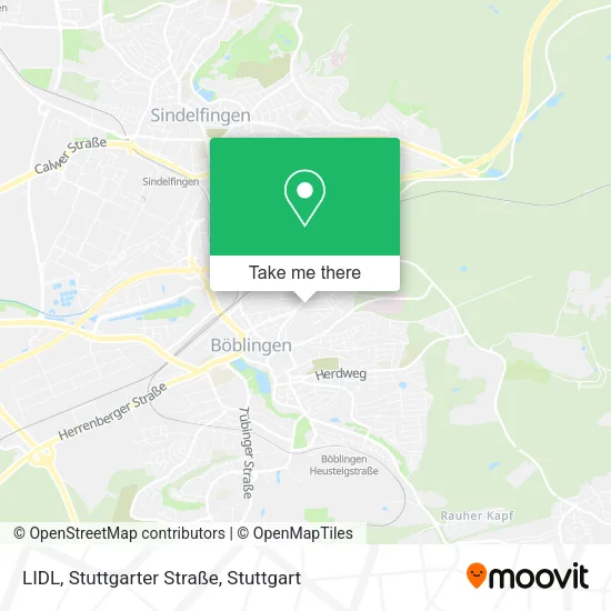 Карта LIDL, Stuttgarter Straße